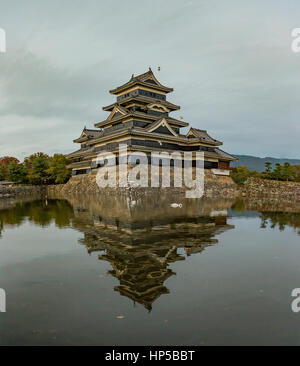 Il Castello Matsumoto, Giappone Matsumoto Foto Stock