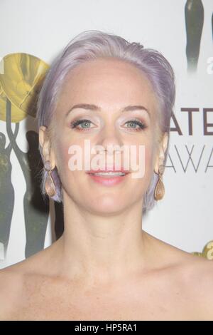 Century City, California, Stati Uniti d'America. 18 Febbraio, 2017. Tonya Kay 02/18/2017 XXI Satellite Awards arrivo presso l'Hotel Intercontinental di Century City, CA Foto: CronosFoto/Hollywood News/Alamy Live News Foto Stock