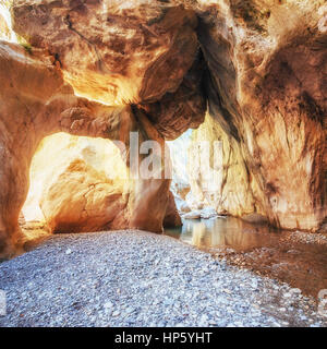 Vedute panoramiche del canyon Goynuk in Turchia. Bella montagna Foto Stock