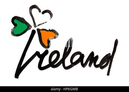 CowkissSign Targa In Metallo Con Bandiera Dell'Irlanda Con Quadrifoglio Portafortuna, Con Scritta "Happy St Patrick's Day", Motivo - Foto 3