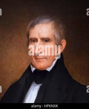 William Henry Harrison (1773-1841), IX presidente degli Stati Uniti. Ritratto di Albert Gallatin Hoit, olio su tela, 1840. Foto Stock