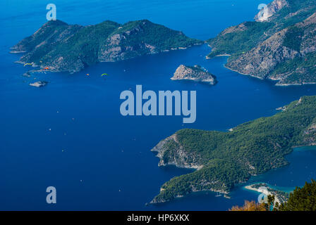 Fethiue oludeniz bay view - fethiye oludeniz koylar Foto Stock