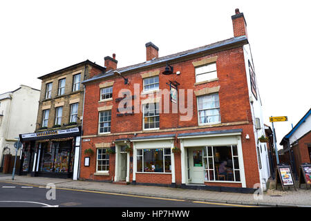 La spalla di montone Public House, Market Street, Ashby-De-La-Zouch, REGNO UNITO Foto Stock