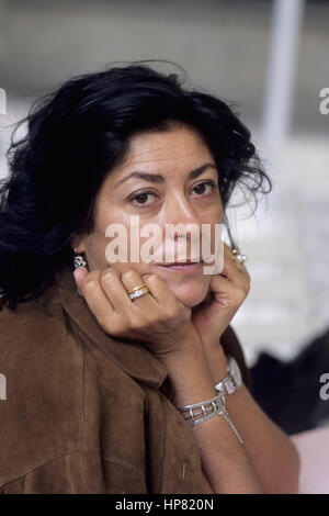 Almudena GRANDES - Data : 20031001 ©Basso Cannarsa/Opale Foto Stock