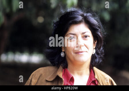 Almudena GRANDES - Data : 20031001 ©Basso Cannarsa/Opale Foto Stock