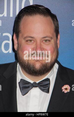 Los Angeles, Stati Uniti d'America. 19 Feb, 2017. Noè Harpster 02/19/2017 2017 Writers Guild Awards tenutosi il triidrato di alluminio il Beverly Hilton Hotel di Beverly Hills, CA Foto: CronosFoto/Hollywood News Credito: Cronos Foto/Alamy Live News Foto Stock