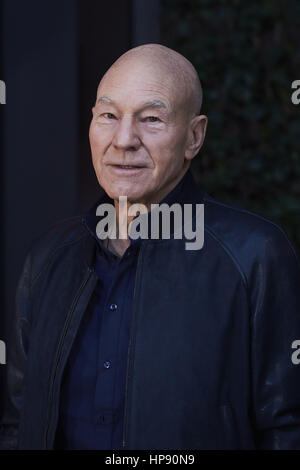 Madrid, Madrid, Spagna. Xx Febbraio 2017. Attore Patrick Stewart assiste "Logan" photoall a Vilamagna hotel il 20 febbraio 2017 a Madrid, Spagna. Credit: Jack Abuin/ZUMA filo/Alamy Live News Foto Stock