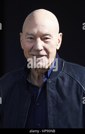 Madrid, Madrid, Spagna. Xx Febbraio 2017. Attore Patrick Stewart assiste "Logan" photoall a Vilamagna hotel il 20 febbraio 2017 a Madrid, Spagna. Credit: Jack Abuin/ZUMA filo/Alamy Live News Foto Stock