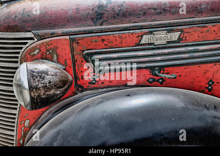 Vintage consegna Chevy van di Petaluma, California Foto Stock