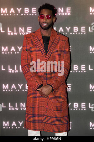 Tinie Tempah arrivando al Maybelline portare su la notte della settimana della moda delle parti, tenutasi presso lo Scotch di St James, Londra. Picture Data: giovedì 16 febbraio, 2017. Foto di credito dovrebbe leggere: Chris J Ratcliffe/ filo PA Foto Stock