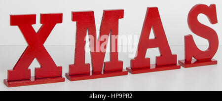 Abreisskalender, 21. bis 24. dezember Foto Stock