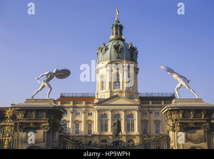 Schloss Charlottenburg Hauptportal, Berlino, Deutschland Foto Stock