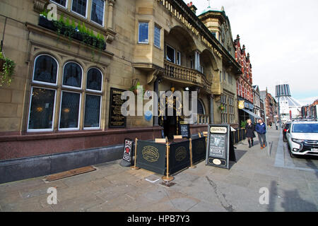 Philharmonic Pub e sale da pranzo in Hope Street, Liverpool, Merseyside Regno Unito Foto Stock