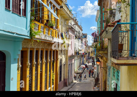 La Habana Vieja, Old Havana , Cuba Foto Stock