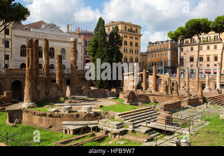 Largo di Torre Argentina, Roma, Lazio, l'Italia, Europa Foto Stock