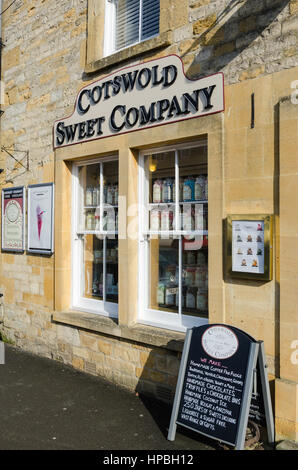Cotswold dolce compagnia shop in Stow-su-il-Wold in Cotswolds Foto Stock