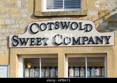 Cotswold dolce compagnia shop in Stow-su-il-Wold in Cotswolds Foto Stock