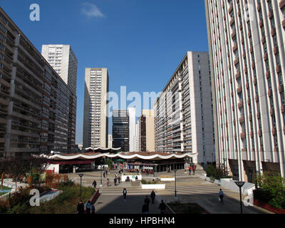 Les Olympiades, Chinatown, Paris, 75013, Francia, Europa Foto Stock