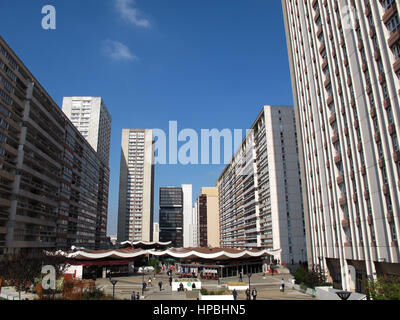 Les Olympiades, Chinatown, Paris, 75013, Francia, Europa Foto Stock