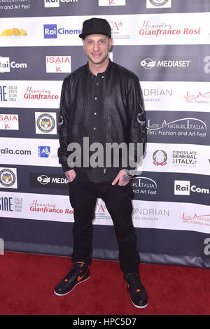 Hollywood, California. 19 Feb, 2017. Clementino assiste la dodicesima edizione del Los Angeles Italia Film, moda e arte Fest a cinese TCL 6 teatri il 19 febbraio 2017 in Hollywood, la California. | Verwendung weltweit Credito: dpa/Alamy Live News Foto Stock