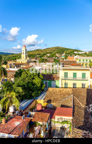 Una tipica scena di strada in Trinidad, Cuba Foto Stock