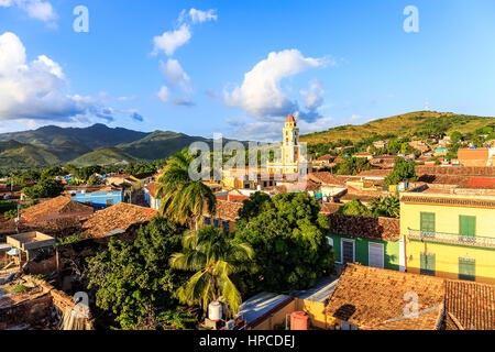 Una tipica scena di strada in Trinidad, Cuba Foto Stock