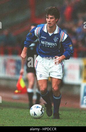 BRIAN LAUDRUP Glasgow Rangers FC 10 Febbraio 1997 Foto Stock