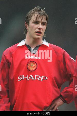 DAVID BECKHAM MANCHESTER UNITED FC 22 mars 1999 Photo Stock - Alamy