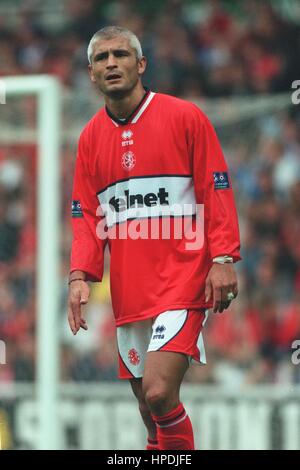 FABRIZIO RAVANELLI MIDDLESBROUGH FC 24 Agosto 1997 Foto Stock