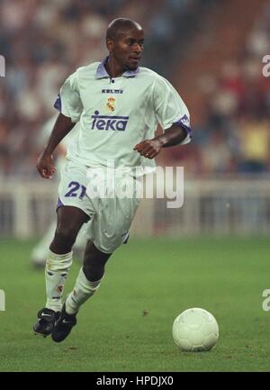 ZE ROBERTO REAL MADRID FC 02 Settembre 1997 Foto Stock