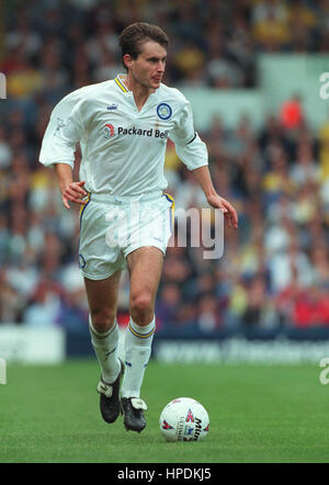 DAVID WETHERALL Leeds United FC 24 Settembre 1997 Foto Stock