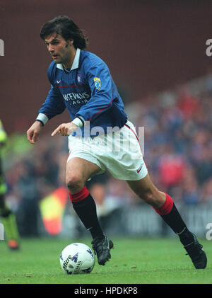 MARCO NEGRI Glasgow Rangers FC 28 Settembre 1997 Foto Stock