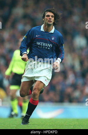 MARCO NEGRI Glasgow Rangers FC 28 Settembre 1997 Foto Stock