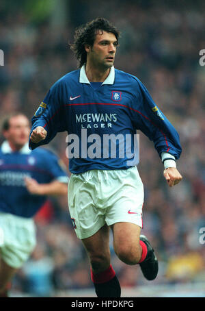 MARCO NEGRI Glasgow Rangers FC 28 Settembre 1997 Foto Stock