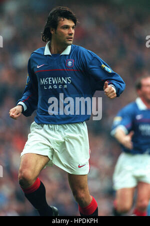 MARCO NEGRI Glasgow Rangers FC 28 Settembre 1997 Foto Stock