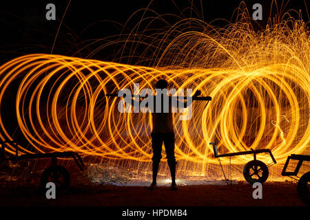 Sfondi astratti con latte di olio e acqua Foto Stock