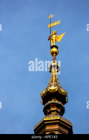 Town Hall Tower, Rathausturm, Danzica, Gdansk, Pomorskie, voivodato di Pomerania, Polonia Foto Stock