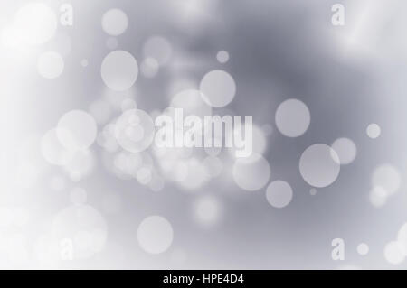 Le luci di Natale su sfondo chiaro. Concetto di vacanza Foto Stock