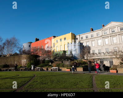 Giardini Dubhlinn, (giardini di Dublino, Dublino Repubblica di Irlanda. Foto Stock