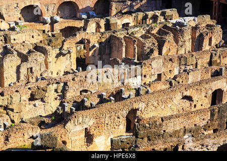 Colosseo, Via di San Gregorio, Roma, Italia Foto Stock