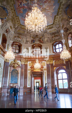 Il palazzo del Belvedere, Vienna, Austria, Europa Foto Stock