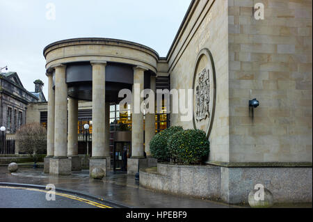 I tribunali a Glasgow, Scozia Foto Stock
