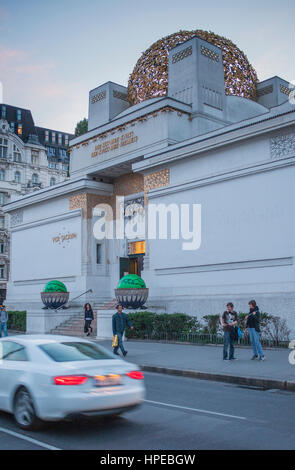 Palazzo secessionista,Vienna, Austria, Europa Foto Stock