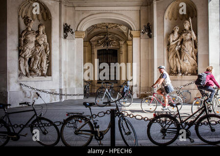 Ingresso al Palazzo di Hofburg di Vienna, Austria Foto Stock