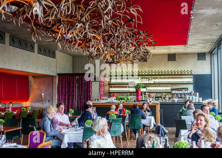 M32 ristorante del museo di arte moderna, sulla collina Mônchsberg, Salisburgo, Austria Foto Stock