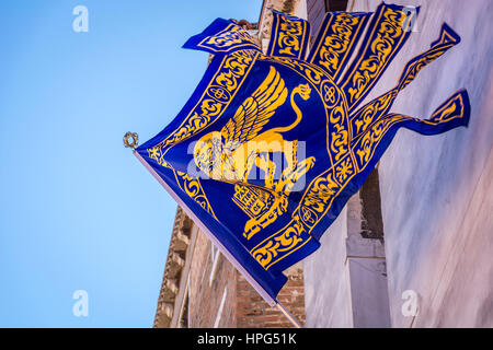 Repubblica di Venezia bandiera in Italia, l'Europa. Foto Stock