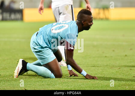 Modibo Maiga #20 del West Ham United - UEFA Europa League terzo turno di qualificazione della seconda gamba - Astra Giurgiu vs West Ham Utd - Stadionul Anastasovici Marin - Giugiu - Romania - 6 Agosto 2015 - Foto: Cronos/Catalin Soare Foto Stock