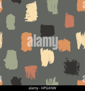 Seamless pennellate pattern Illustrazione Vettoriale