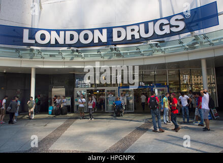 Londra farmaci farmacia in Vancouver Foto Stock