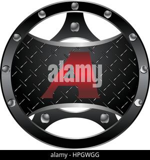 Arti marziali miste una lettera Illustrazione Vettoriale